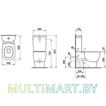 Унитаз Laufen Mimo 8245560000001 картинка 2